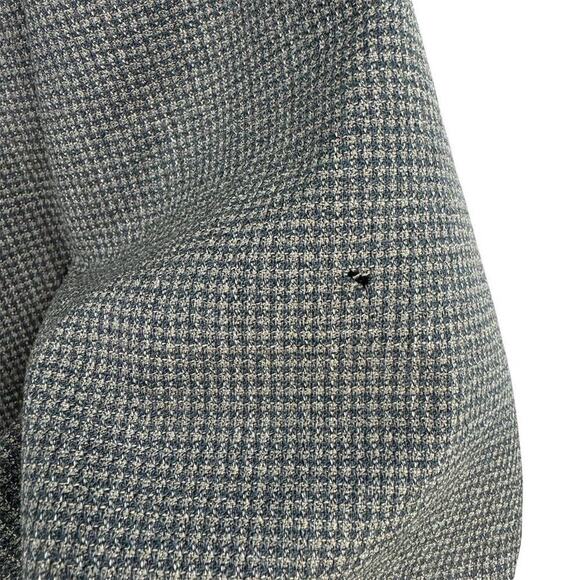 Light Academia Blazer Size 48L Oscar de la Renta Men Gray Check Classic Fit READ - Picture 4 of 13